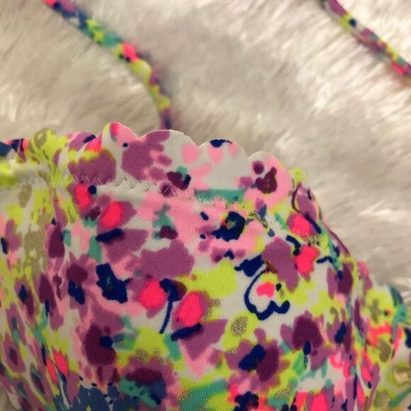 Victoria Secret floral print two pieces XS 32c - Picture 9 of 9